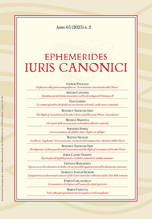 Ephemerides iuris canonici
