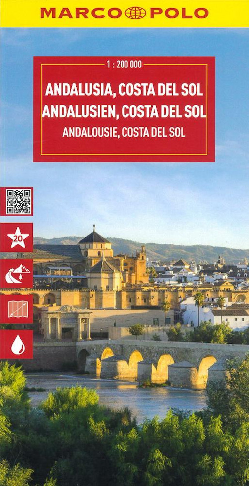 Andalusia, Costa del Sole, Siviglia, Cordoba 1:200.000