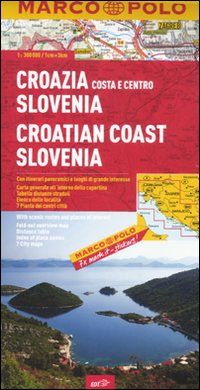 Croazia costa e centro, Slovenia 1:300.000