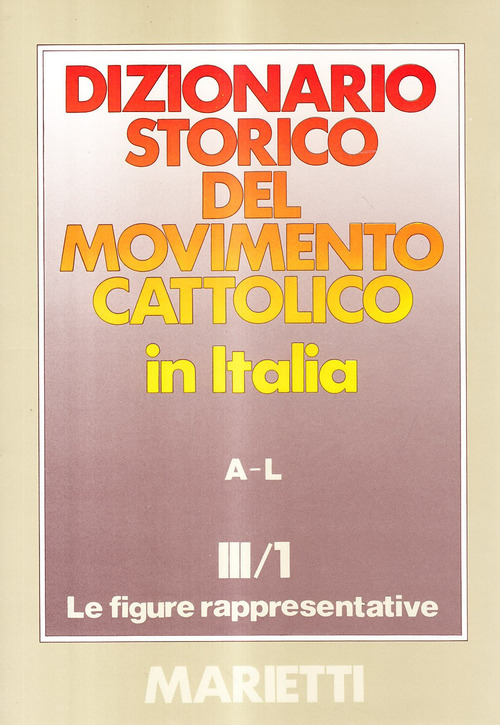 Dizionario storico del movimento cattolico in Italia