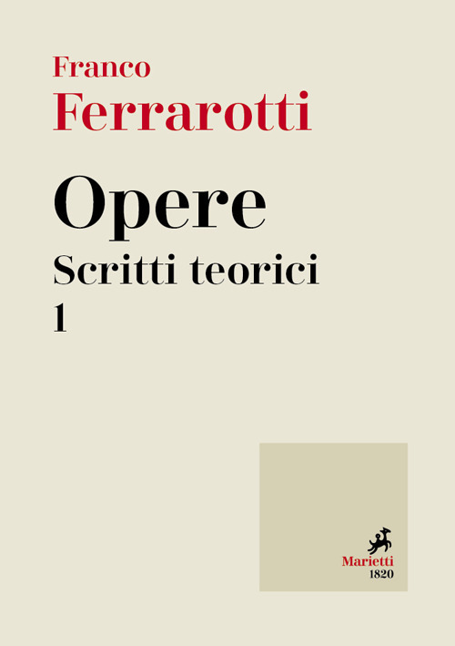 Opere. Scritti teorici