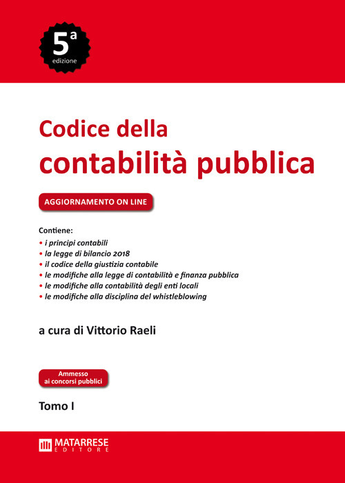 Codice della contabilit&agrave; pubblica