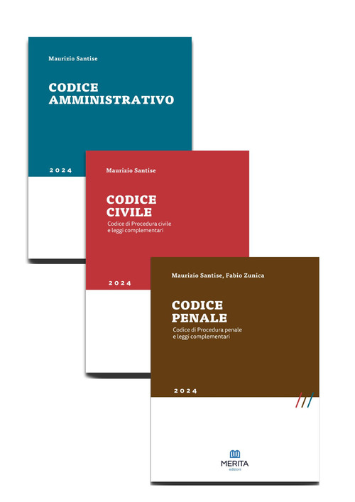 Codice penale-Codice amministrativo-Codice civile. Kit 2024
