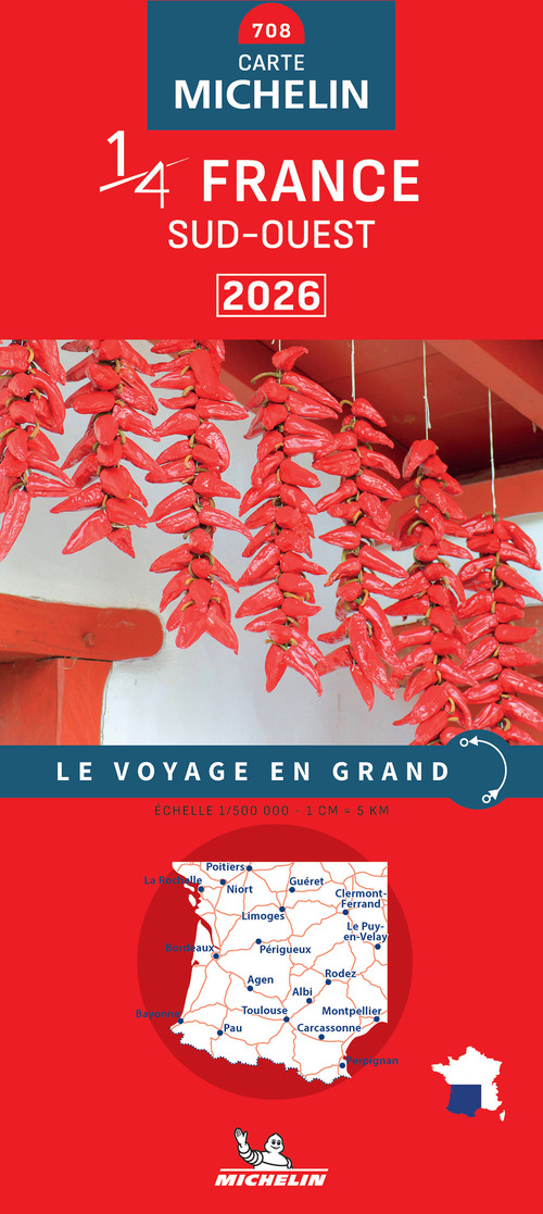 France Sud-Ouest 1:500.000