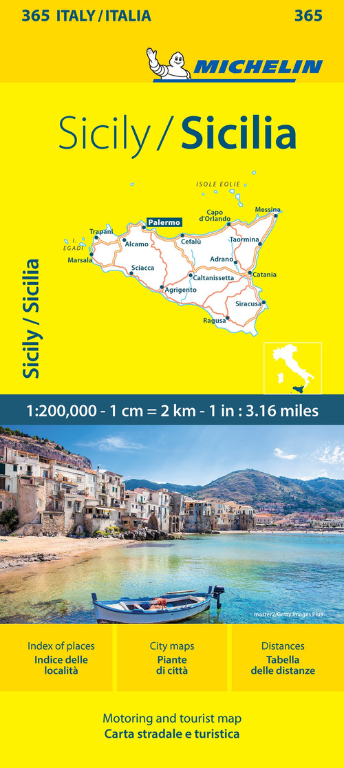Sicily-Sicilia 1:200.000