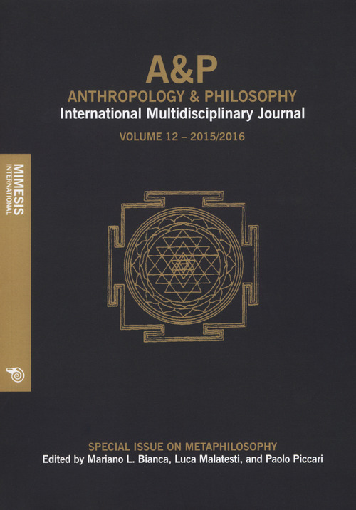 A&P. Anthropology and philosophy. International multidisciplinary journal