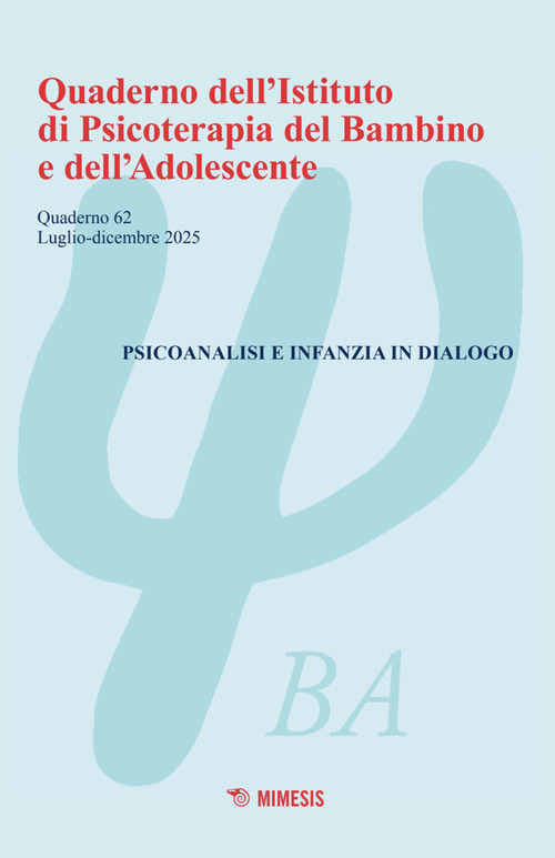 Quaderno dell'Istituto di psicoterapia del bambino e dell'adolescente