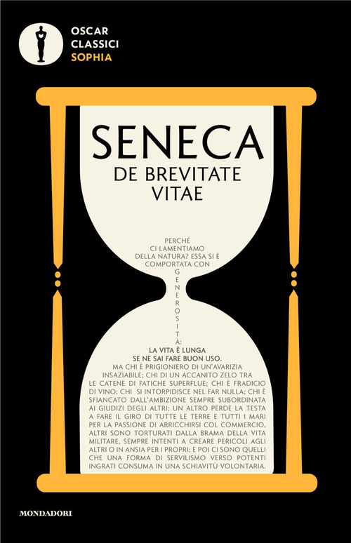 De brevitate vitae. Testo latino fronte