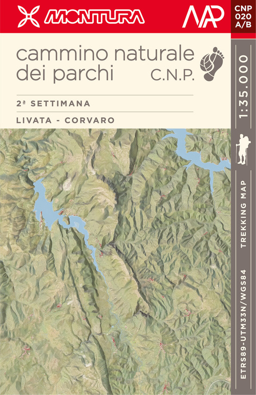 Trekking Map. Cammino Naturale dei Parchi. 2ª settimana: Livata - Corvaro
