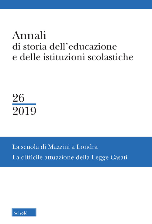 Annali di storia dell'educazione e delle istituzioni scolastiche