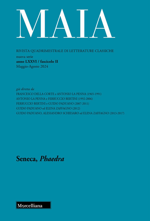 Maia. Rivista di letterature classiche