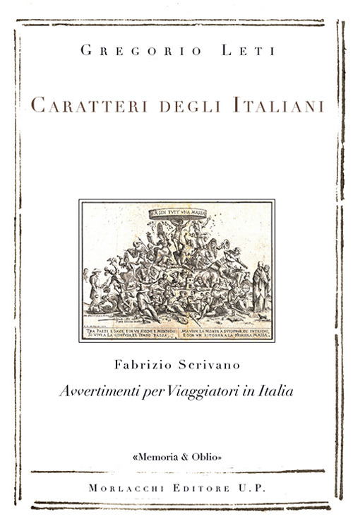 Caratteri degli Italiani. Avvertimenti per viaggiatori in Italia