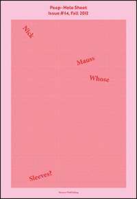Peep-Hole Sheet. Ediz. italiana e inglese