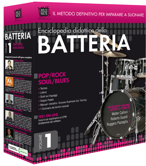 Enciclopedia didattica della batteria. DVD-ROM