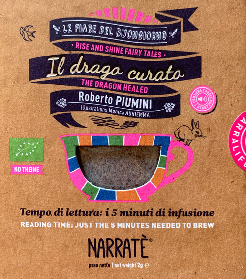Il drago curato. Tempo di lettura: i 5 minuti di infusione-The dragon healed. Reading time: just the 5 minutes needed to brew