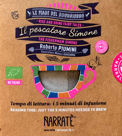 Il pescatore Simone. Tempo di lettura: i 5 minuti di infusione-The fisherman Simone. Reading time: just the 5 minutes needed to brew