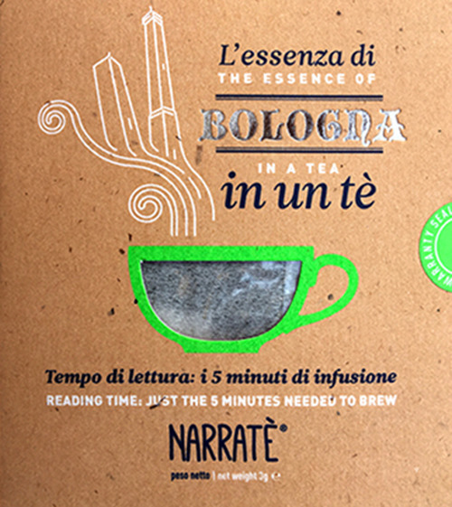 L'essenza di Bologna in un tè. Tempo di lettura: i 5 minuti di infusione-The essence of Bologna in a tea. Reading time: just the 5 minutes needed to brew