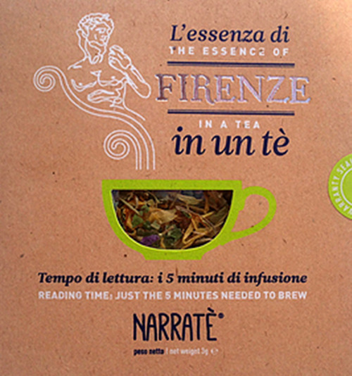 L'essenza di Firenze in un t&egrave;. Tempo di lettura: i 5 minuti di infusione-The essence of Florence in a tea. Reading time: just the 5 minutes needed to brew