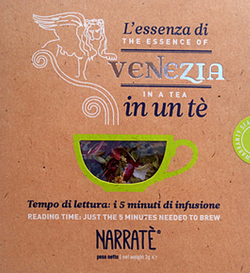 L'essenza di Venezia in un t&egrave;. Tempo di lettura: i 5 minuti di infusioine-The essence of Venice in a tea. Reading time: just the 5 minutes needed to brew