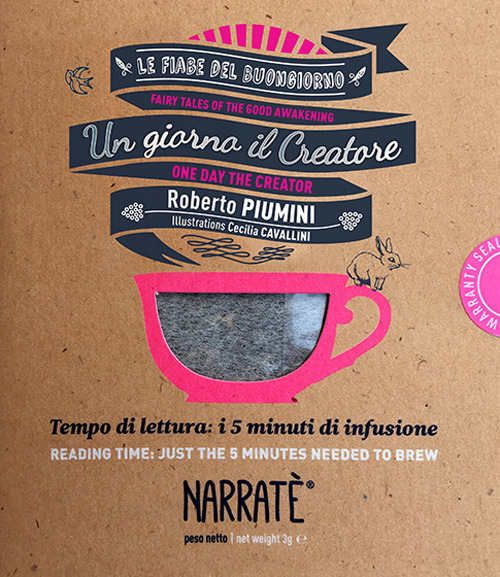 Un giorno il creatore. Tempo di lettura: i 5 minuti di infusione-One day the creator. Reading time: just the 5 minutes needed to brew