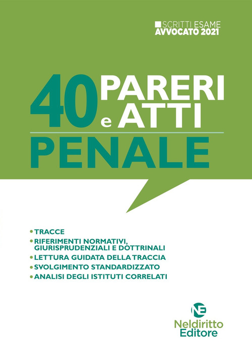 40 pareri e atti. Penale
