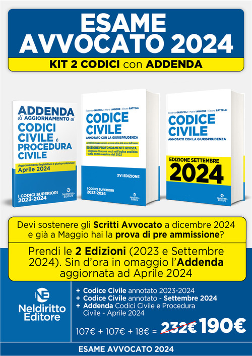 Codice civile. Annotato con la giurisprudenza + Addenda Codice Civile e Procedura Civile + Codice Civile Annotato