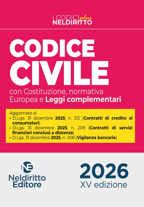 Codice civile normativo plus 2026
