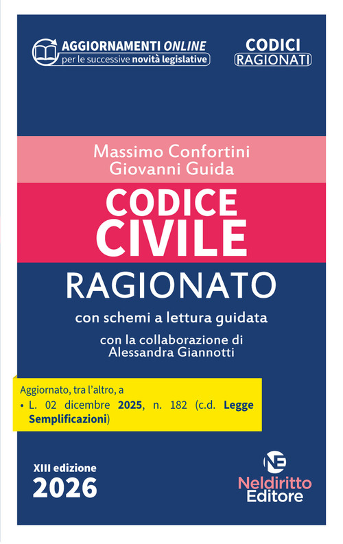 Codice civile ragionato 2026