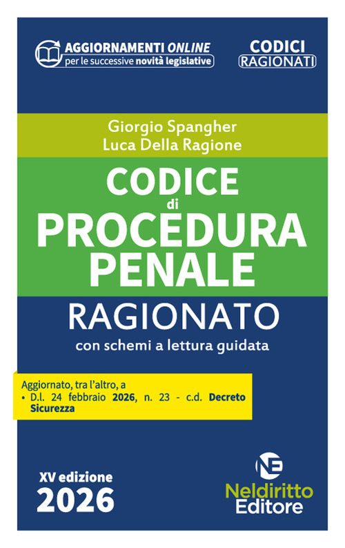 Codice di procedura penale ragionato 2026