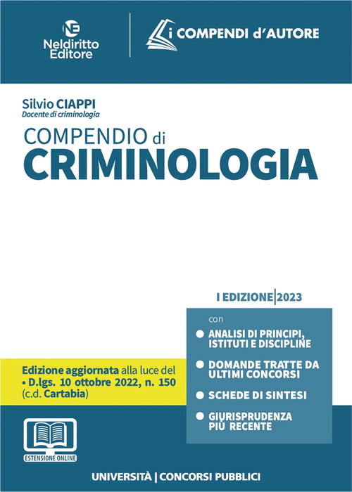 Compendio di criminologia