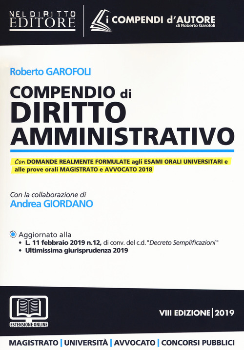 Compendio di diritto amministrativo