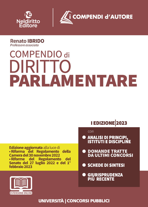 Compendio di diritto parlamentare