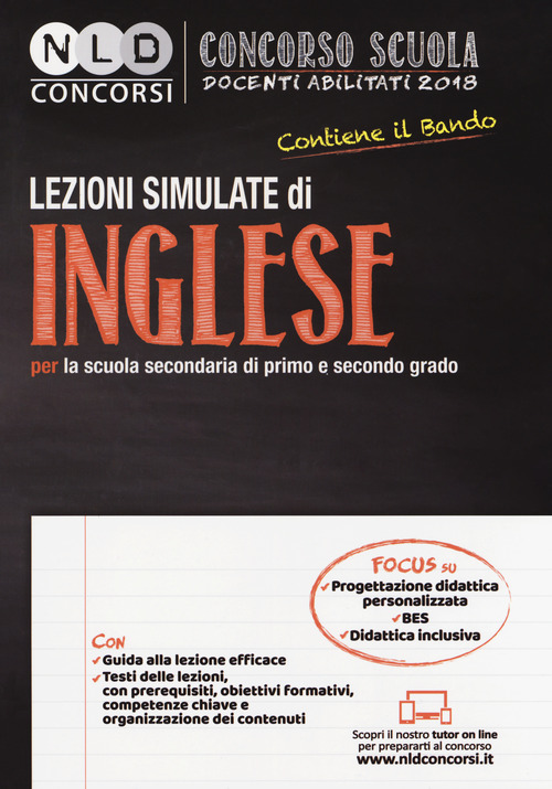 Concorso scuola docenti abilitati 2018. Lezioni simulate di inglese per la scuola secondaria di primo e secondo grado