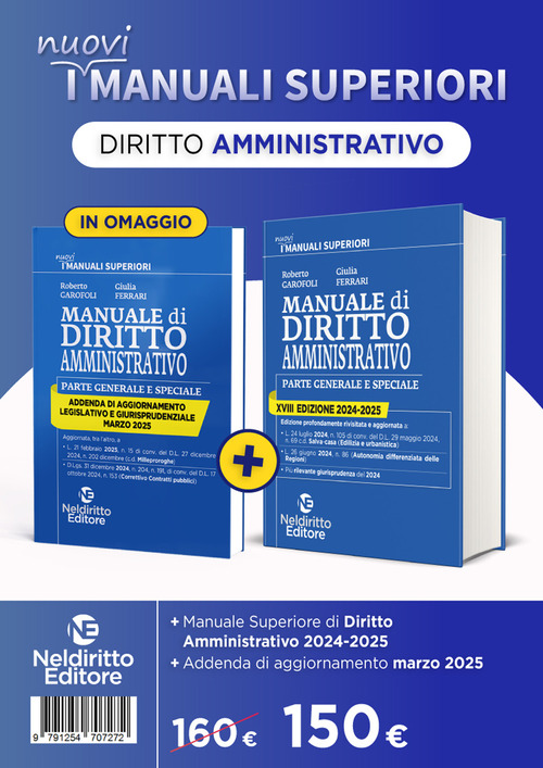 Manuale superiore di diritto amministrativo 2024-2025
