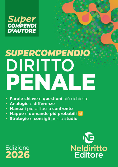 Supercompendio di diritto penale 2026