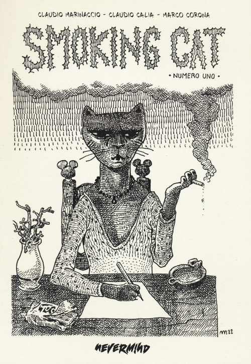 Smoking cat