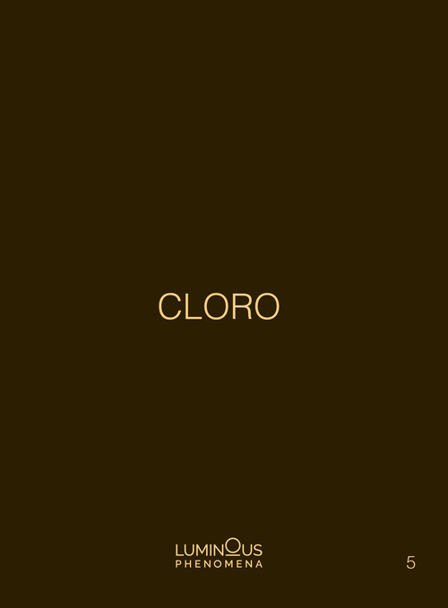 Cloro. Luminous Phenomena. Ediz. italiana, inglese e francese