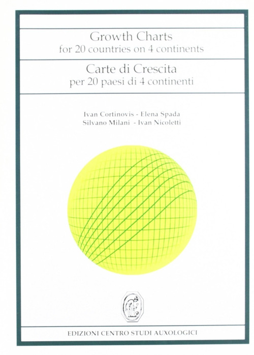 Growth charts for 20 countries on 4 continents-Carte di crescita per 20 paesi di 4 continenti