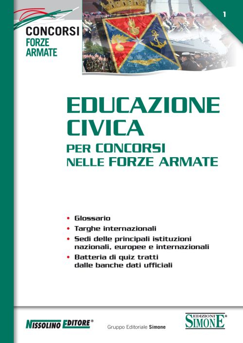 Educazione civica per concorsi nelle forze armate