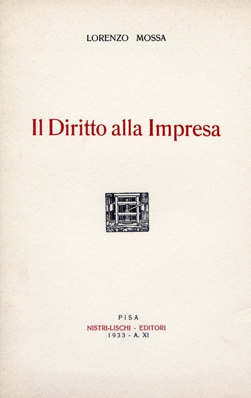 Il diritto alla impresa