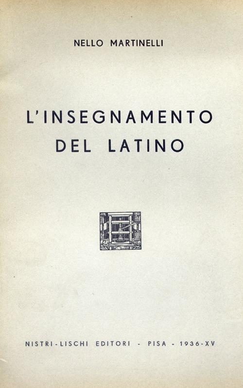 L'insegnamento del latino