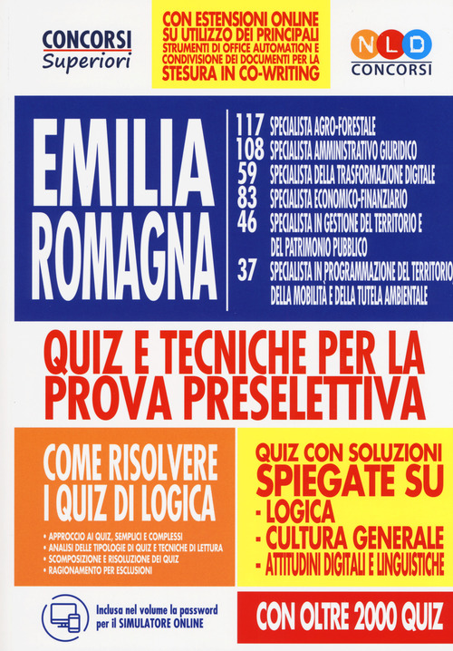 Concorso Regione Emilia Romagna. Quiz e tecniche per la prova preselettiva