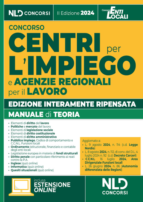 Manuale per i concorsi nei Centri per l'impiego e Agenzie Regionali per il Lavoro