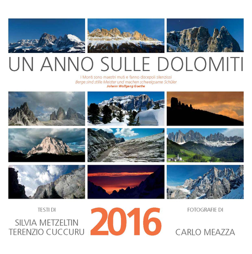 Un anno sulle Dolomiti. Calendario 2016