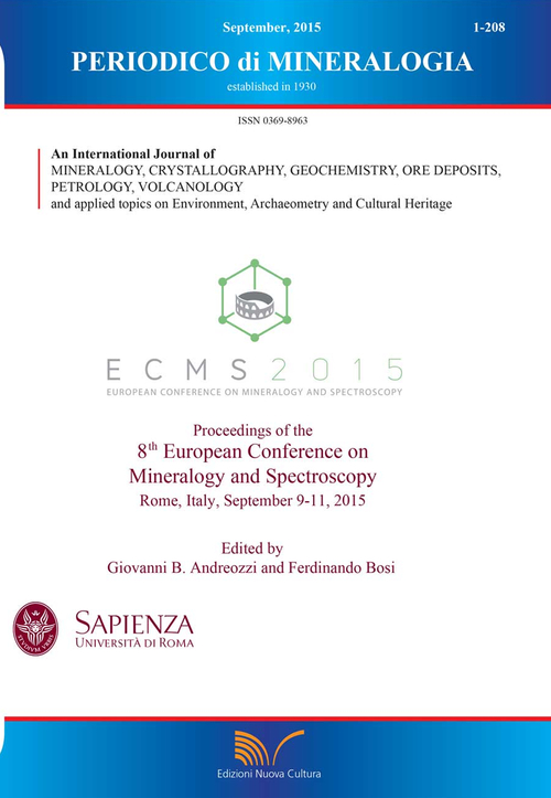 Periodico di mineralogia (2015). Ediz. inglese
