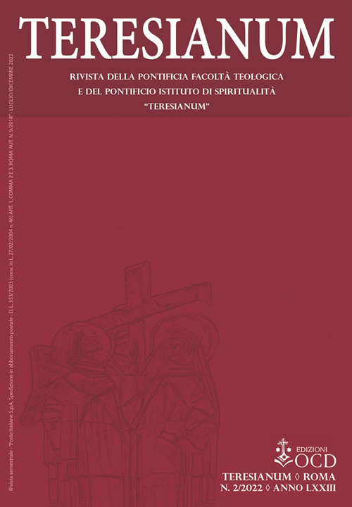 Teresianum. Rivista della Pontificia Facolt&agrave; Teologica e del Pontificio Istituto di Spiritualit&agrave; &laquo;Teresianum&raquo;