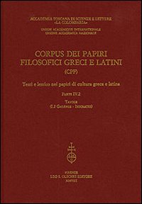 Corpus dei papiri filosofici greci e latini. Testi e lessico nei papiri di cultura greca e latina