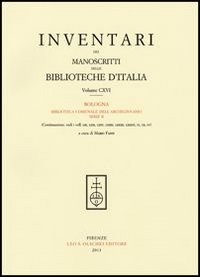 Inventari dei manoscritti delle biblioteche d'Italia