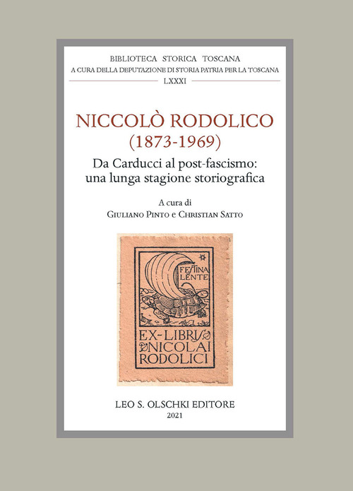 Niccolò Rodolico (1873-1969). Da Carducci al post-fascismo: una lunga stagione storiografica. Atti della giornata di studio (Firenze, 22 novembre 2019)