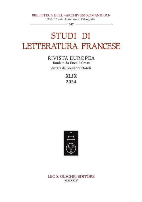 Studi di letteratura francese